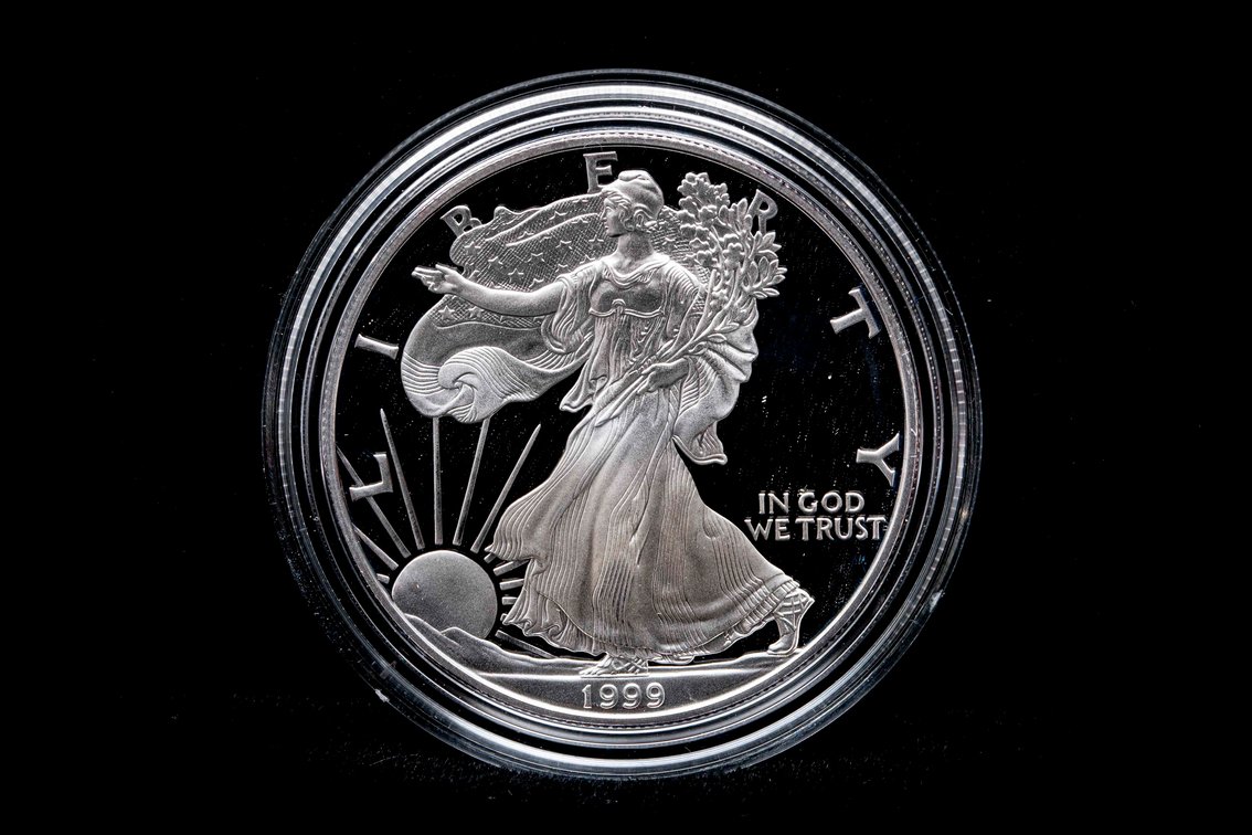 1999 Proof Silver Eagle 1oz .999 Silver $1 Coin
