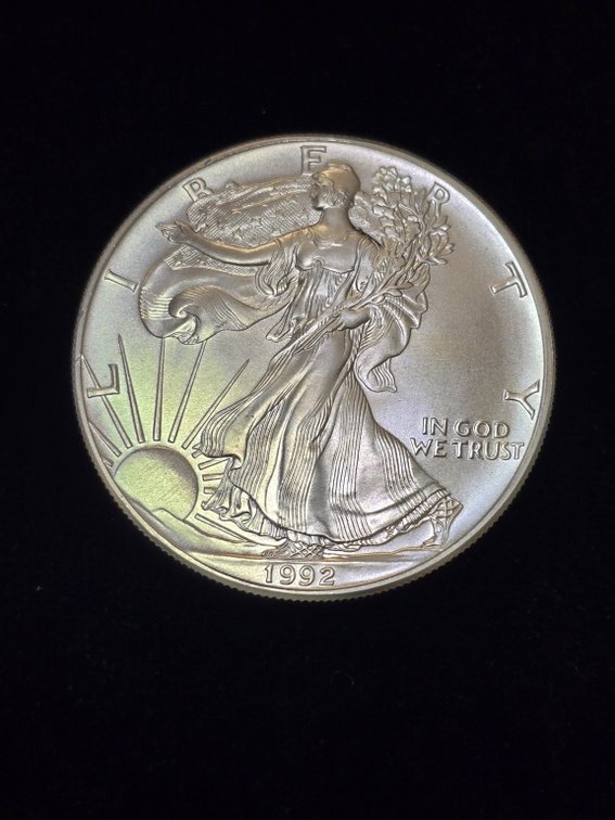 1992 American Silver Eagle 1 oz Bullion Coin