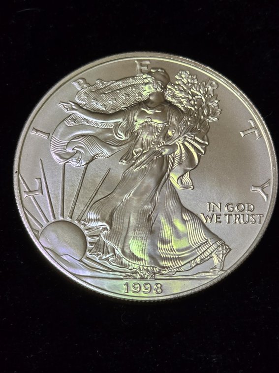 1998 American Silver Eagle 1 oz Bullion Coin