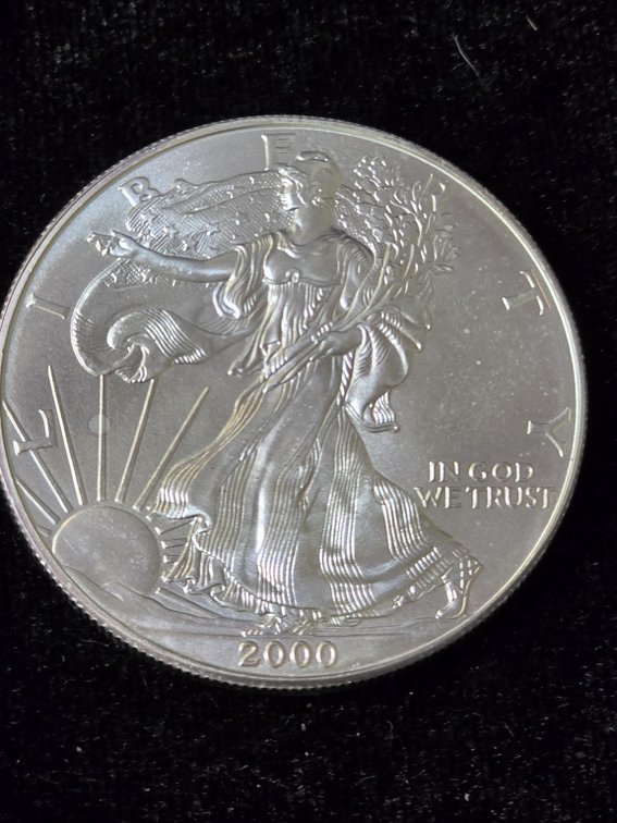 2000 American Silver Eagle 1 oz Bullion Coin