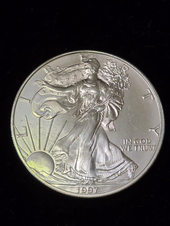 1997 American Silver Eagle 1 oz Bullion Coin