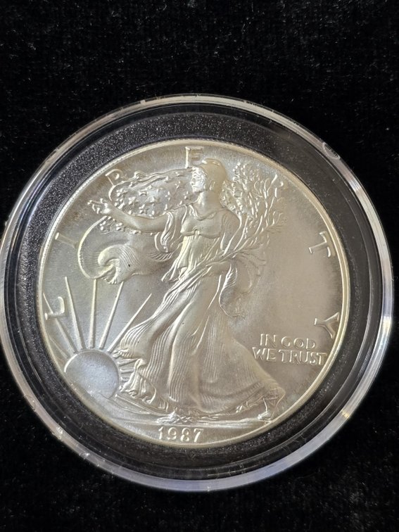 1987 American Silver Eagle 1 oz Bullion Coin