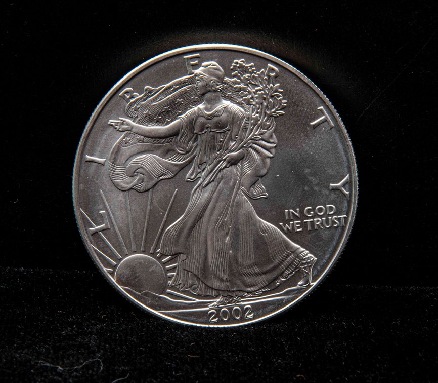 2002 American Silver Eagle 1 oz Bullion Coin