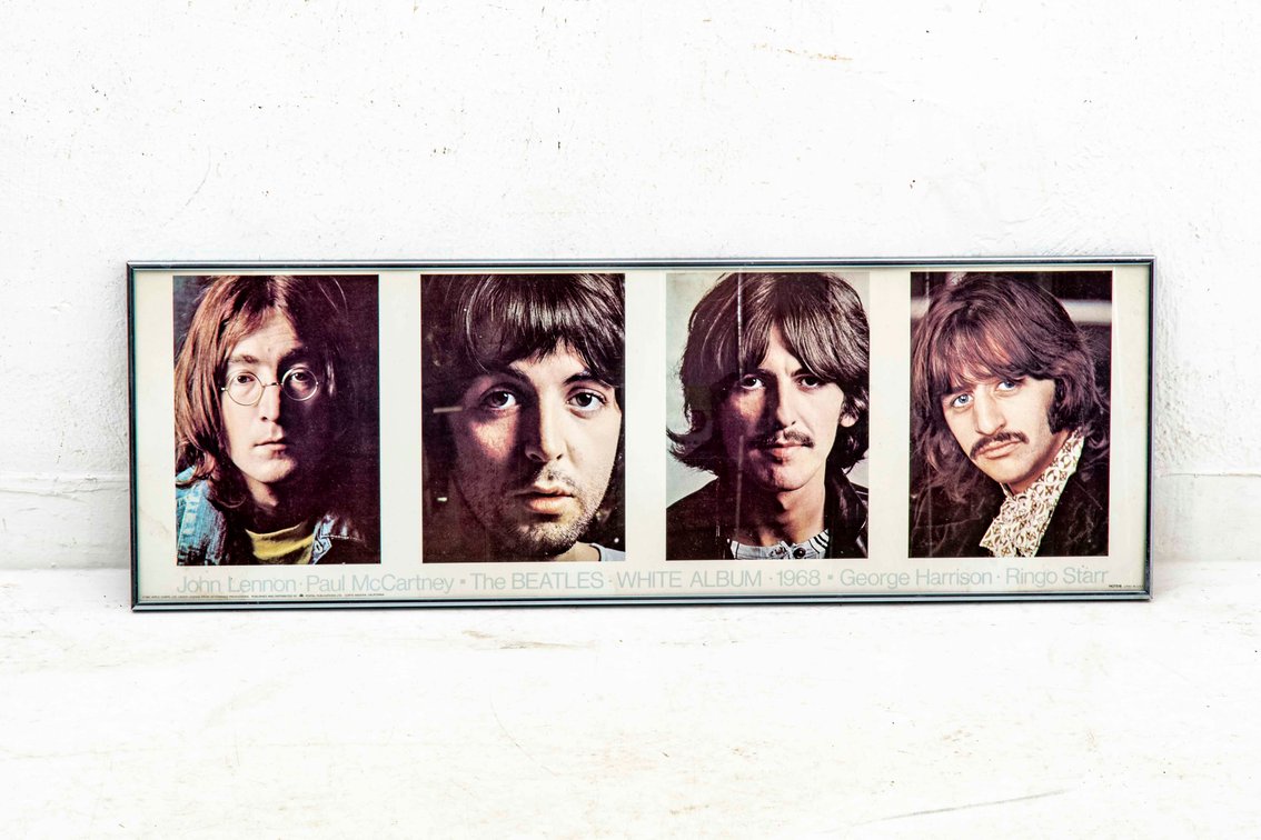 Panoramic Beatles White Album Poster