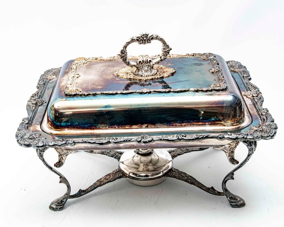 8 Pc. Silverplate Buffet Serving Dish