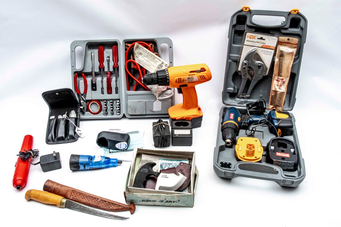 Tools- Knives, Drills, Dremel, Hand Tools & More