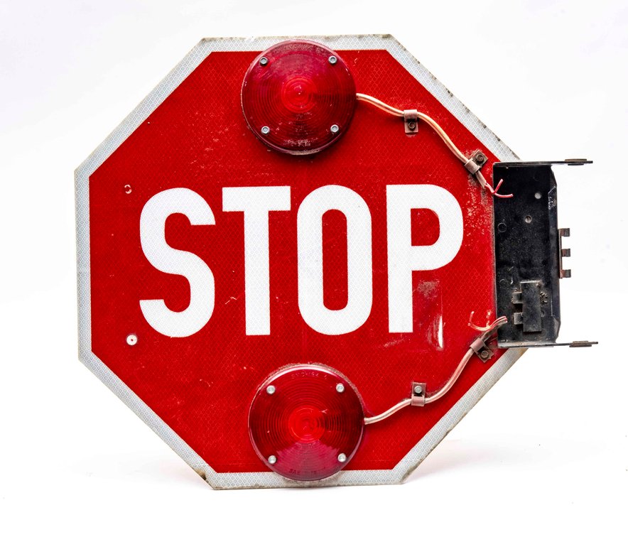 School Bus Stop Sign