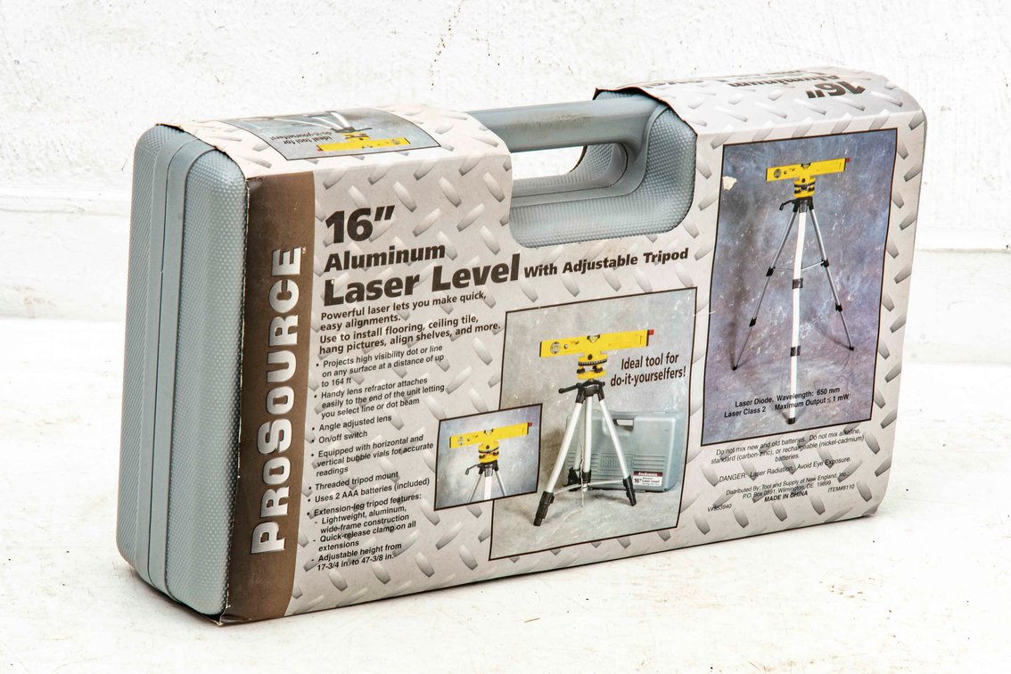 ProSource 16" Laser Level w/ Adjustable Tripod