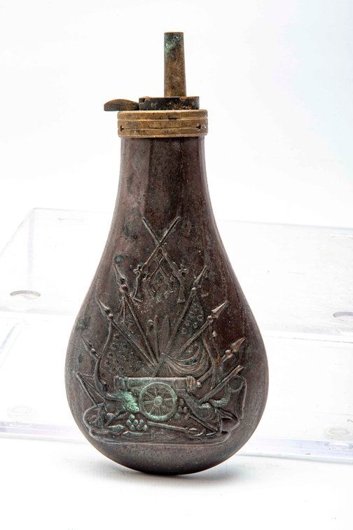 Civil War Reproduction Gun Powder Flask