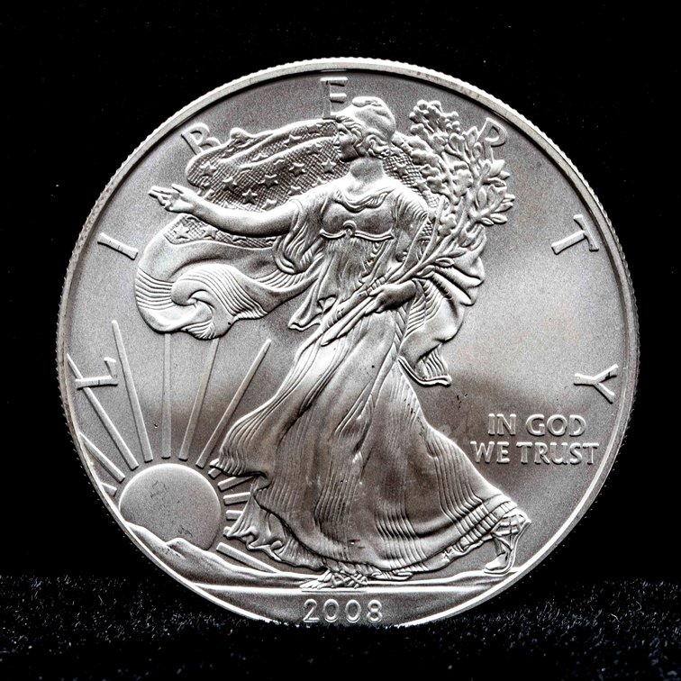 2008 American Silver Eagle 1 oz $1 Bullion Coin