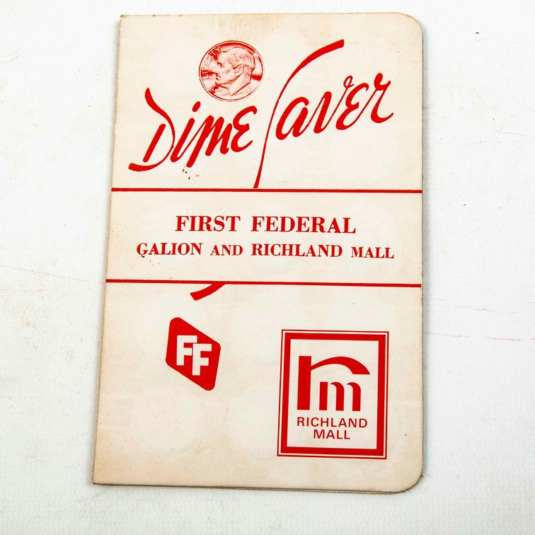 Vintage First Federal Dime Saver w/23 Silver Dimes