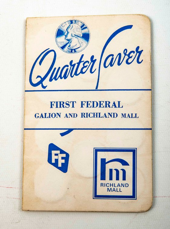 Vintage First Federal Quarter Saver w/ 16 1/4,s