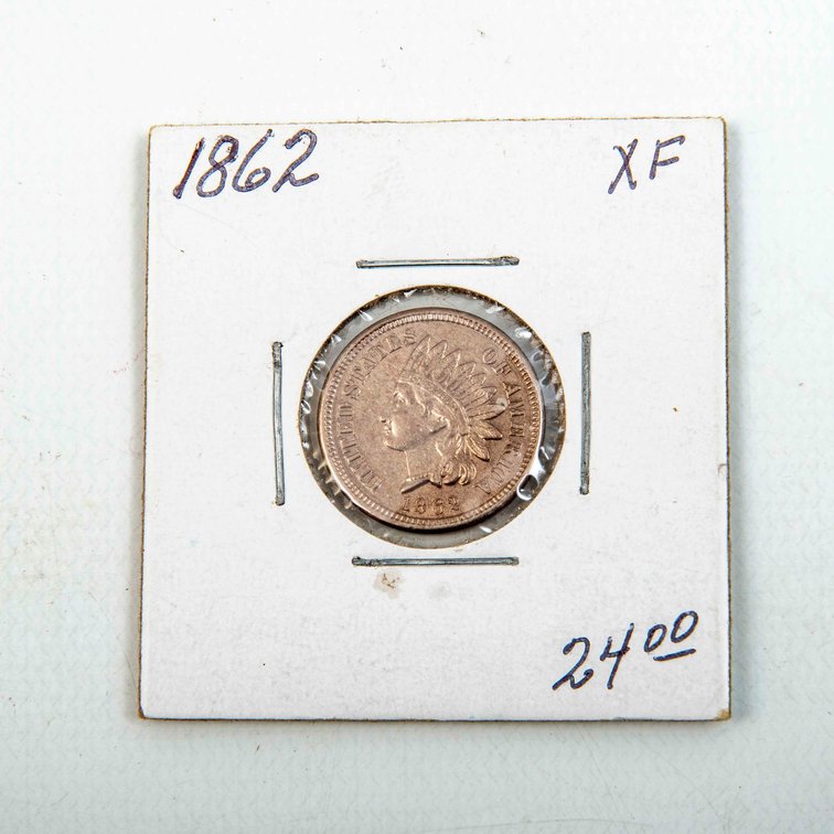 1862 Civil War Indian Head Penny