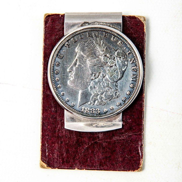 1883 Morgan Silver Dollar Money Clip