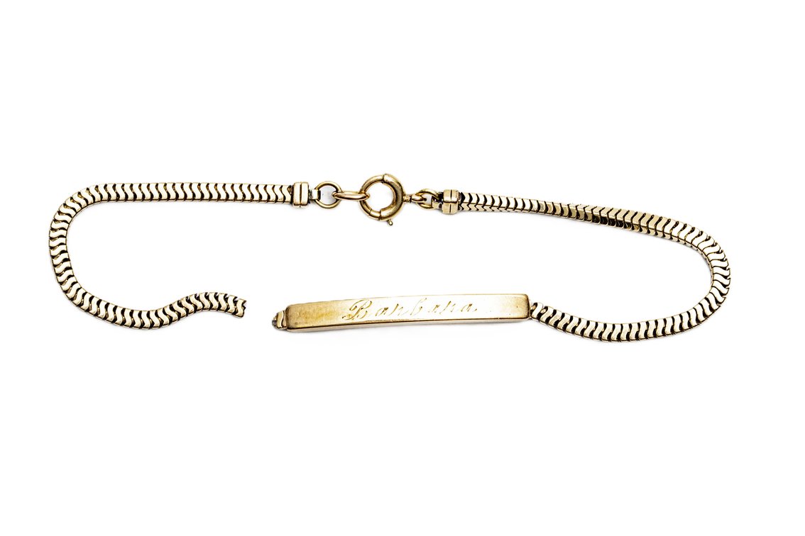14K Yellow Gold Early ID Bracelet- 8 G