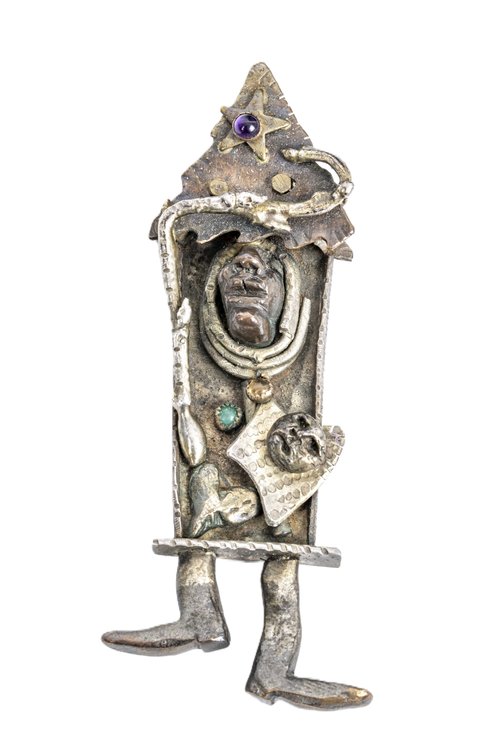 Unique Handmade Sterling Brooch by NEF- 38.2 G