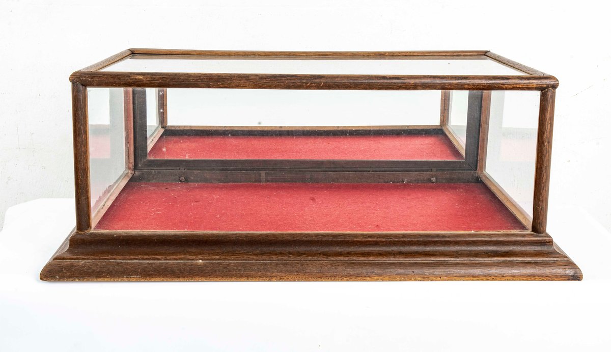 Oak General Store Glass Display Case