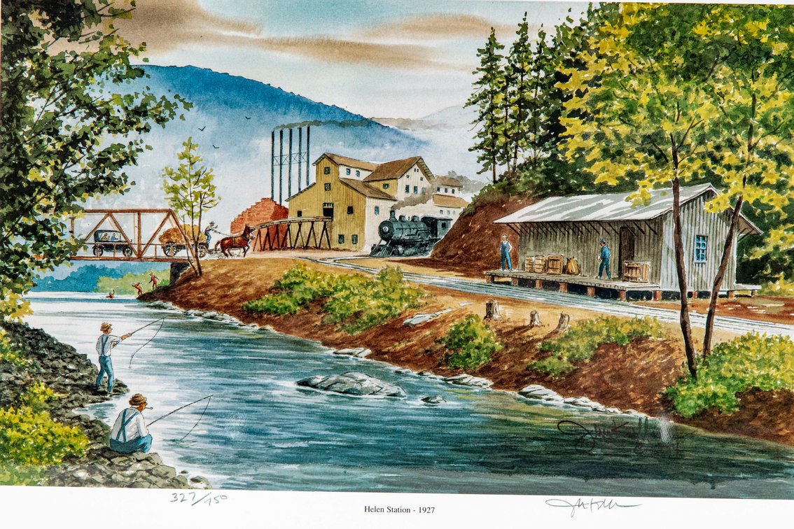 John Kollock S/N Print - Helen Station 1927