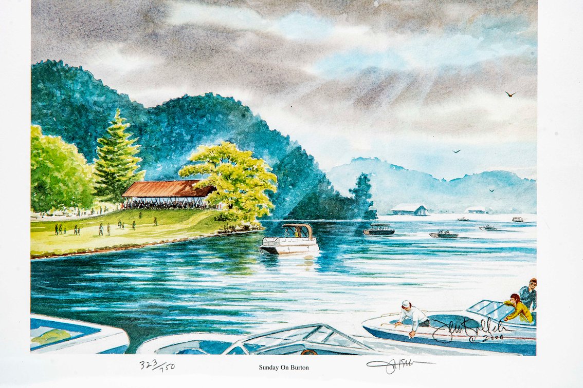 John Kollock S/N Print - Sunday on Burton