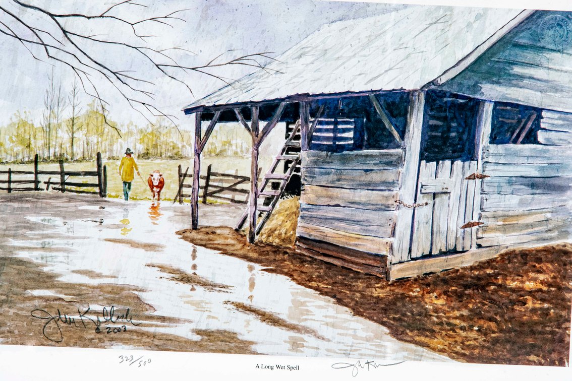 John Kollock S/N Print - A Long Wet Spell