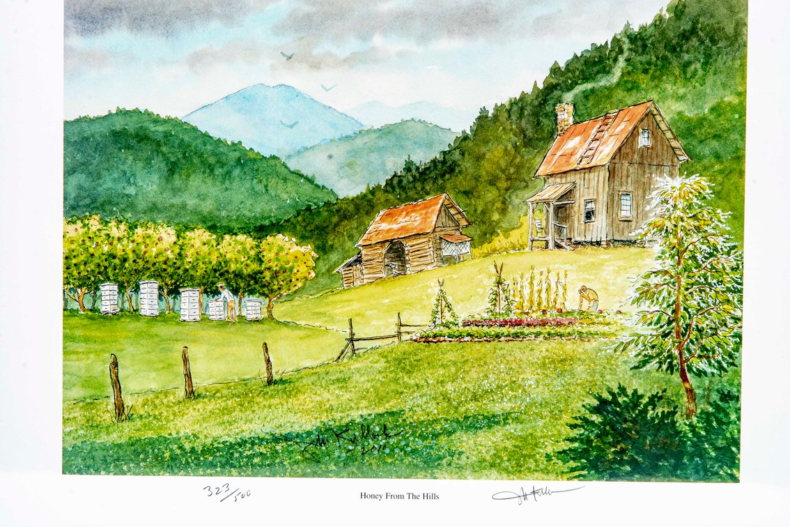 John Kollock S/N Print - Honey From the Hills