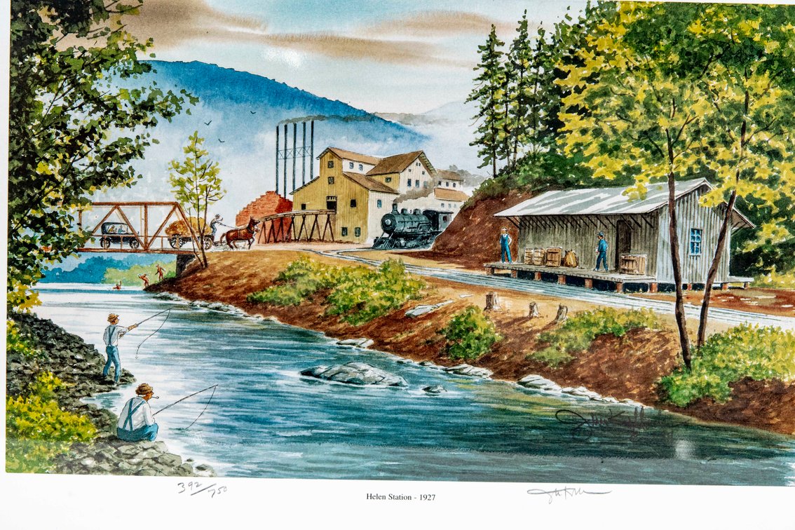 John Kollock S/N Print - Helen Station 1927