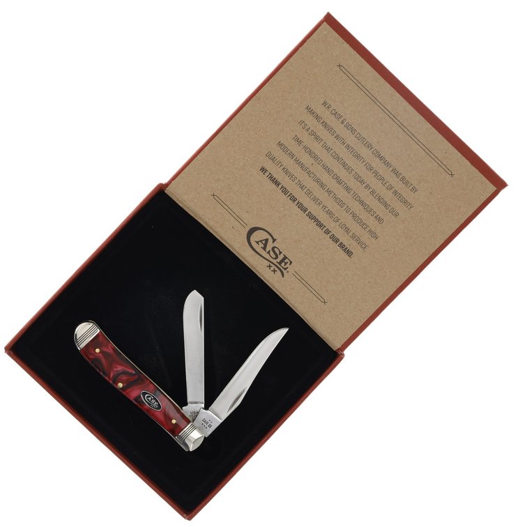 Case 10207 SS Mini Trapper Knife w/Cigar Box