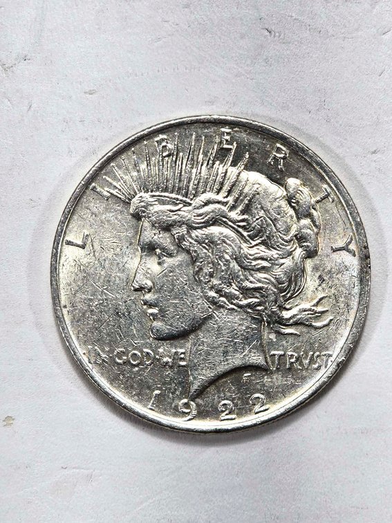 1922 Peace Dollar Silver Coin