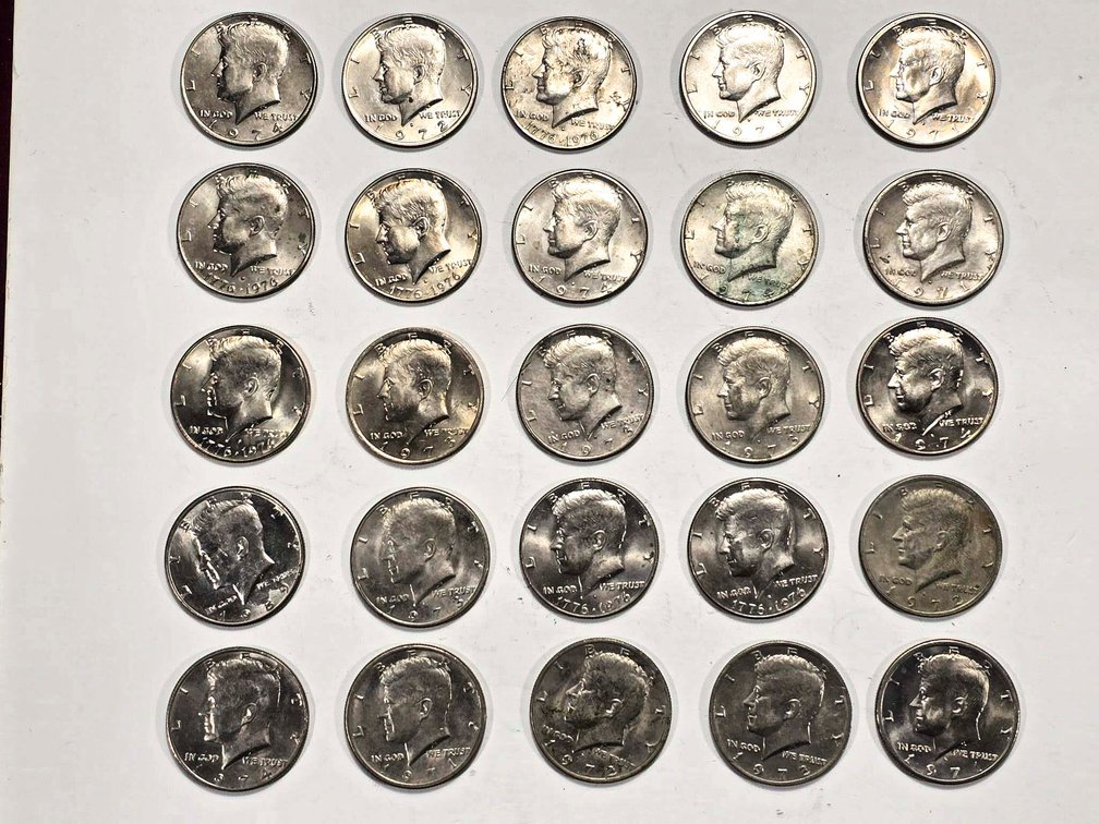 1970’s Kennedy Half Dollar Coins