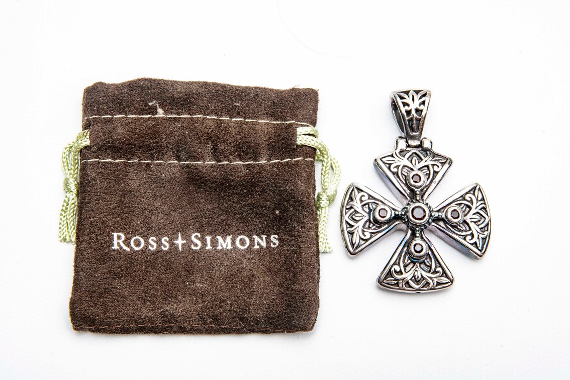Sterling Maltese Cross Pendant- Ross&Simons-17.5 G