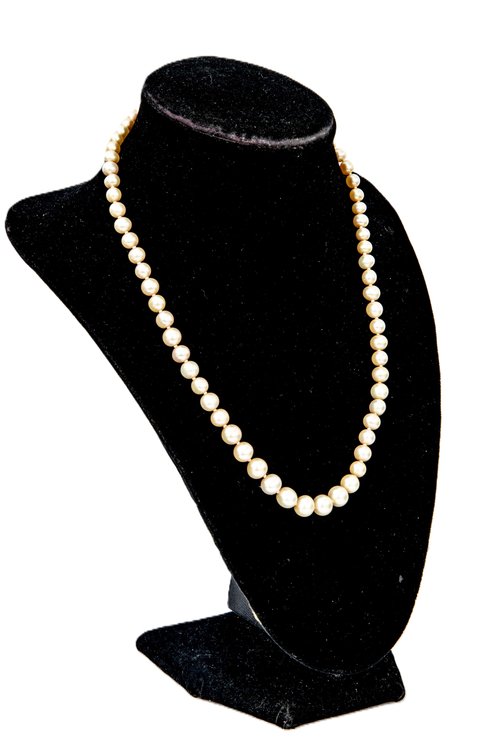 Champagne Pearl & Sterling Necklace