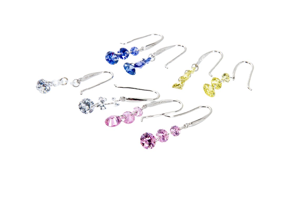 4 Pairs of Sterling Silver Earrings