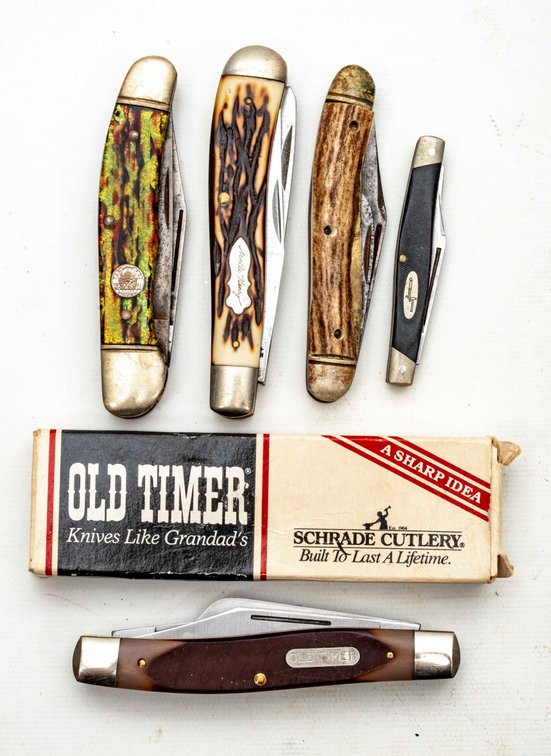 Five Knives- Boker, Buck & Schrade