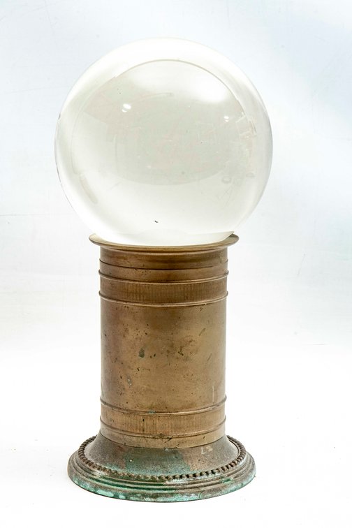 Crystal Ball w/ Brass Stand