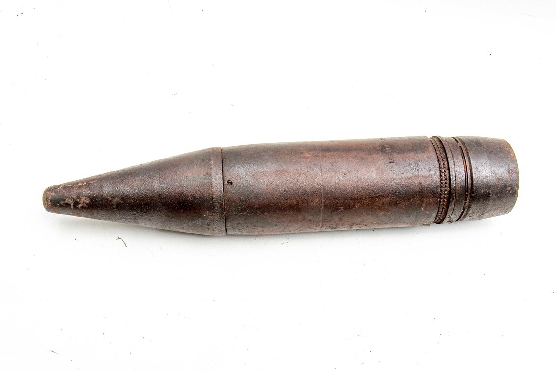 Vintage Korean War PLA 1-65 1953 75mm Shell Casing