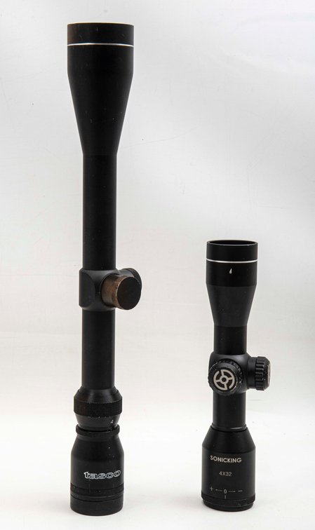 Two Rifle Scopes- Tasco & SonicKing