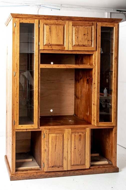 Wormy Chestnut Media Cabinet