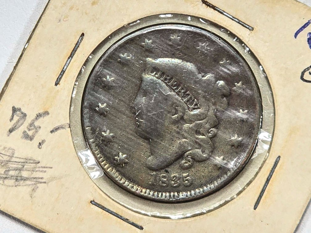 1835 Coronet Head Large Cent