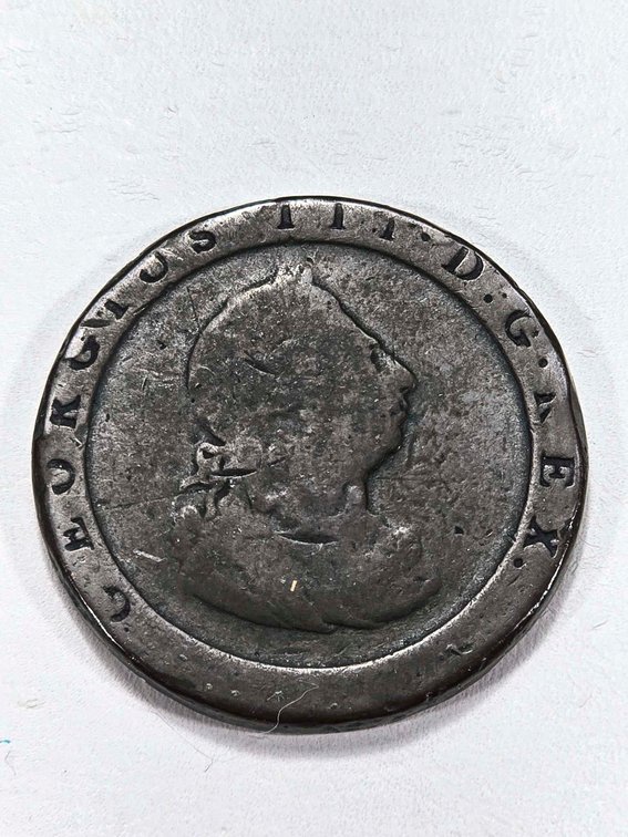 1797 King George III Cartwheel Penny