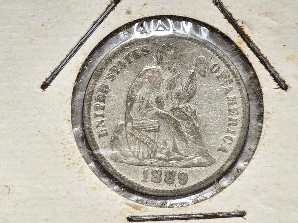 1889 United States Liberty Seated Dime