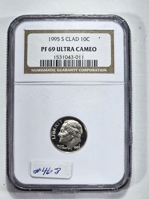 1995-S Clad Roosevelt Dime PF69 Ultra Cameo NGC Ce