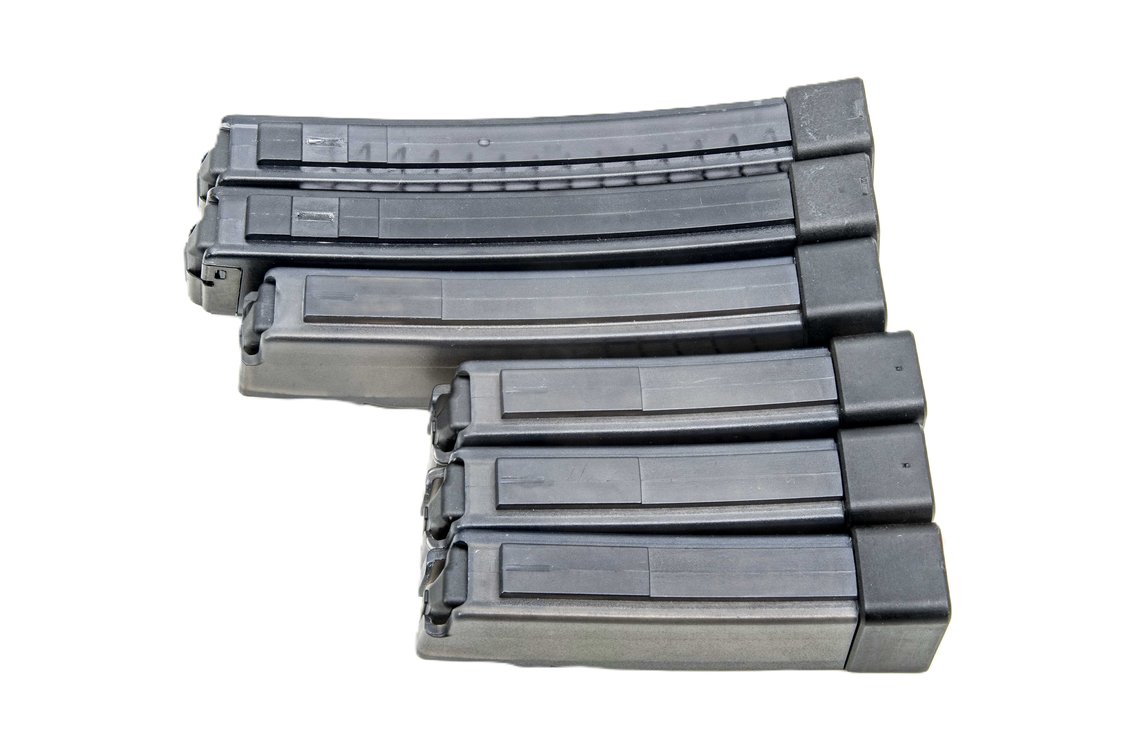 6 CZ Scorpion 9x19 Magazines (9mm Luger)