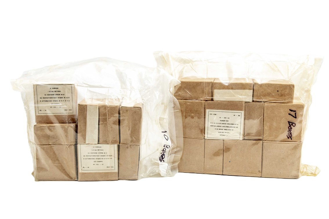 27 Boxes (405 rds) of Russian 7.62x39mm Ammunition