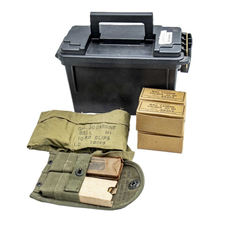 320rds of 30 Carbine LC Boxed & Stripper Clipped