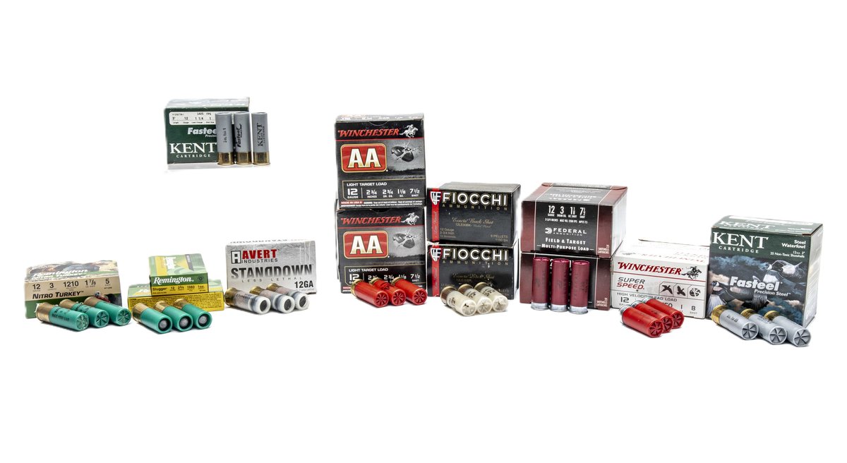255 Mixed Boxed Rounds of 12g Shotgun Shells