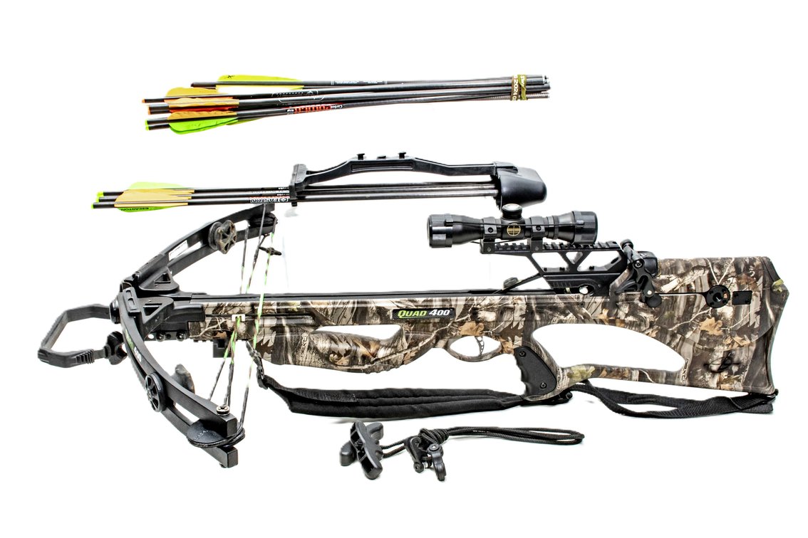 Barnett Quad 400 Crossbow w/ Bolts & Quiver