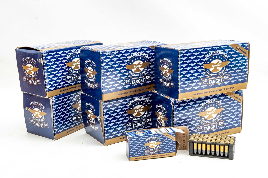 3000 Rds of Aguila Golden Eagle .22 LR Ammo