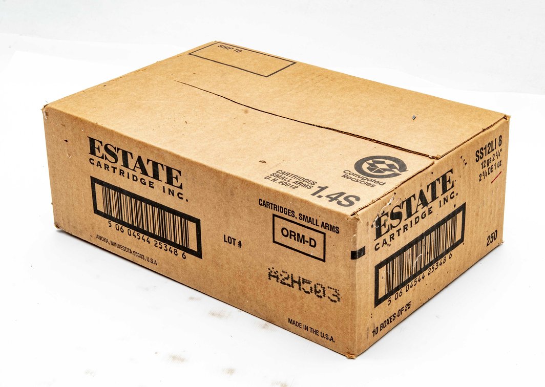 250rds Estate 12g 2¾" 2¾ DE 1oz Shotgun Shells