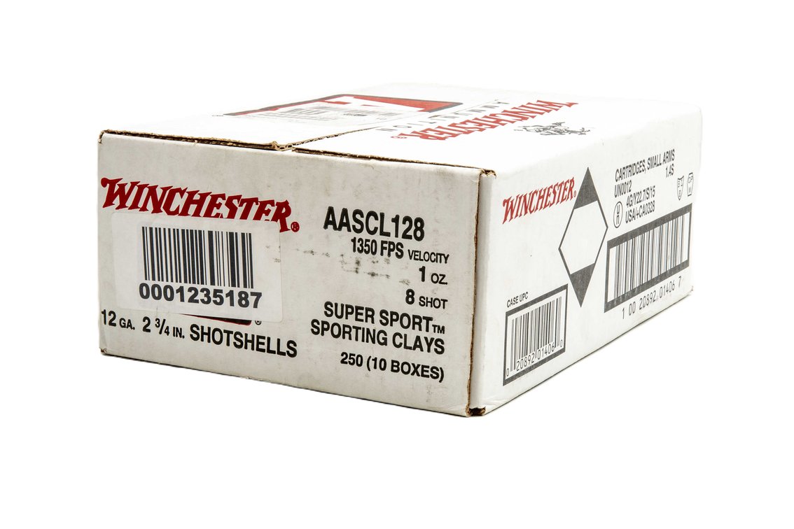 250rds Winchester AA 12g 2¾" 1oz 8 Shot Shells