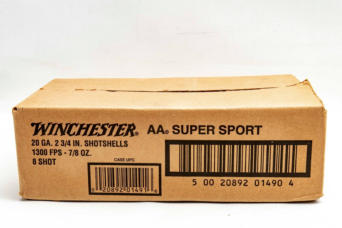 250rds Winchester AA 20 Gauge 2¾" Shotgun Shells